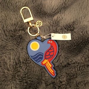 Tory Burch Parrot Key Chain Accessory
